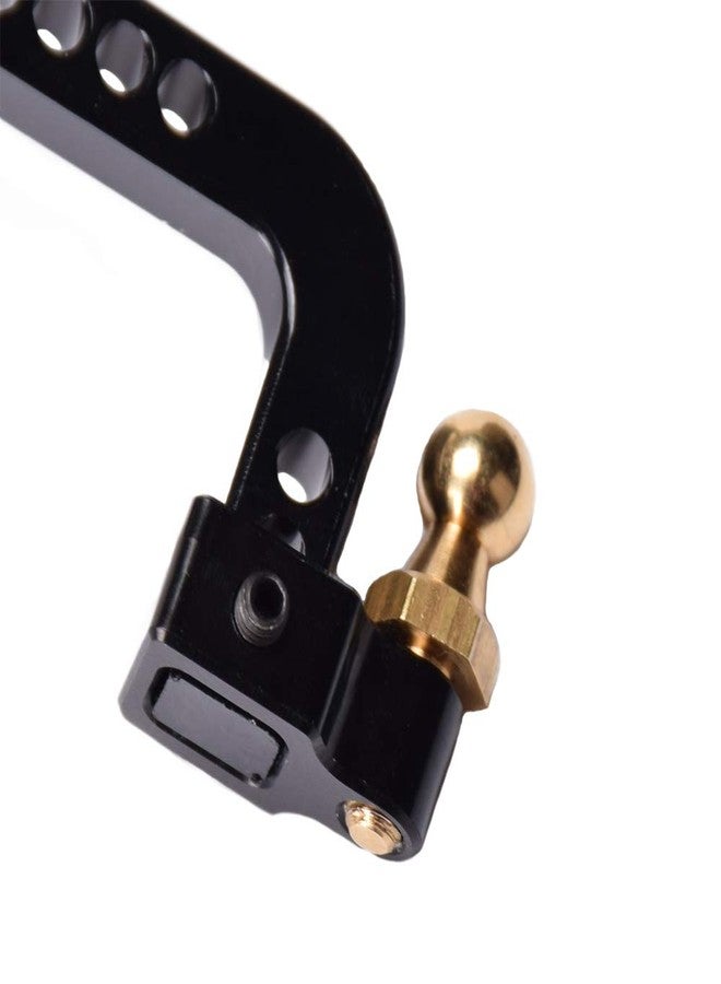 DJX CNC Metal Adjustable Trailer Hitch Receiver Tow Hook for TRX4 SCX10 D90 1/10 RC Crawler Car Rear Bumper - Image 4